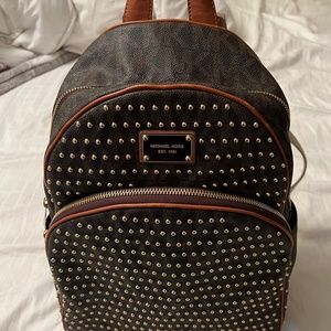 Michael kors backpack size Large